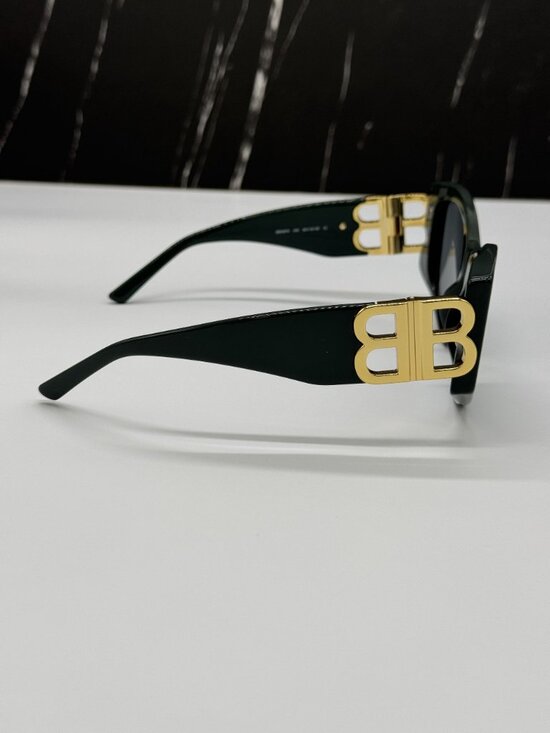 NEW BALENCIAGA BB0287S 005 GREEN CAT EYE WOMEN SUNGLASSES BALENCIAGA EYEWEAR main image 3